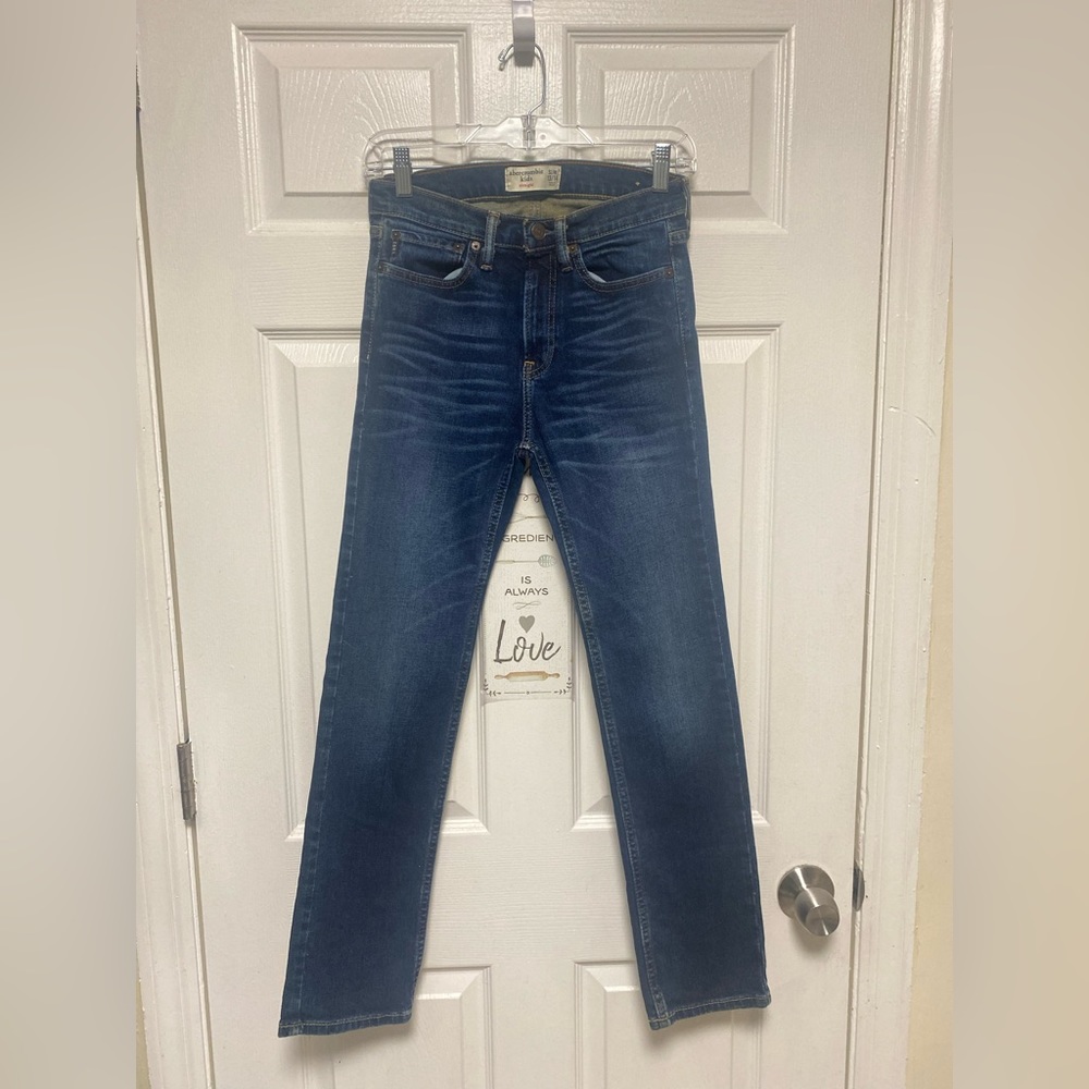 Abercrombie kids slim straight leg denim size 13/14